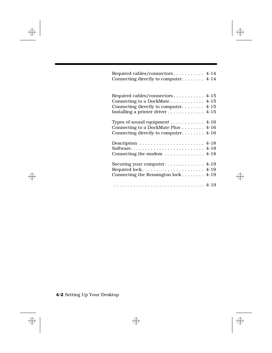 Setting up your desktop | Texas Instruments 6100 User Manual | Page 52 / 113