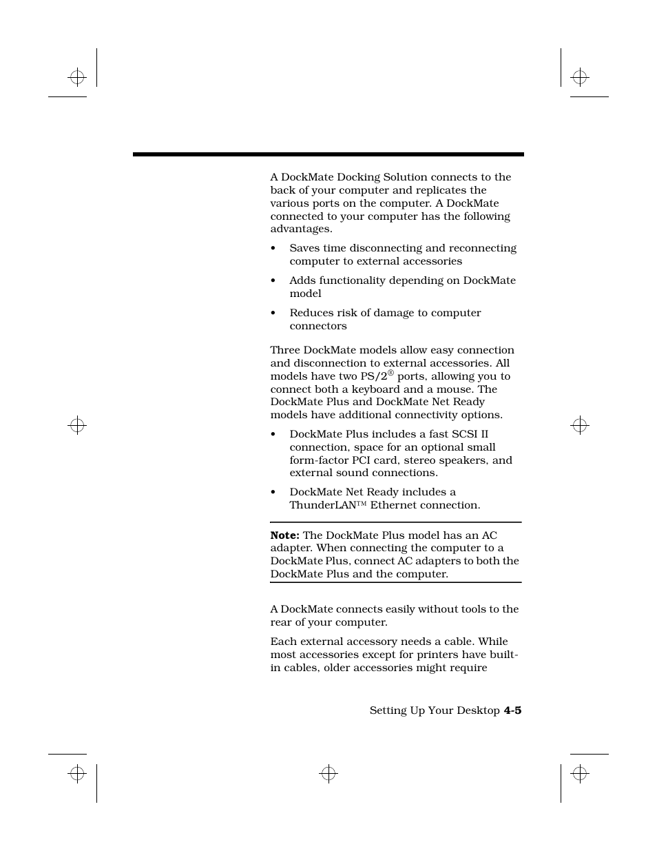 Installing a dockmate docking solution | Texas Instruments 6100 User Manual | Page 55 / 113