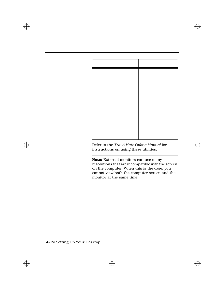 Connecting a monitor | Texas Instruments 6100 User Manual | Page 62 / 113