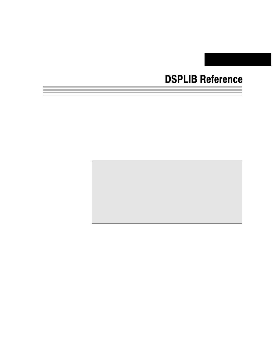 Dsplib reference, Chapter 4 | Texas Instruments TMS320C64X User Manual | Page 29 / 169