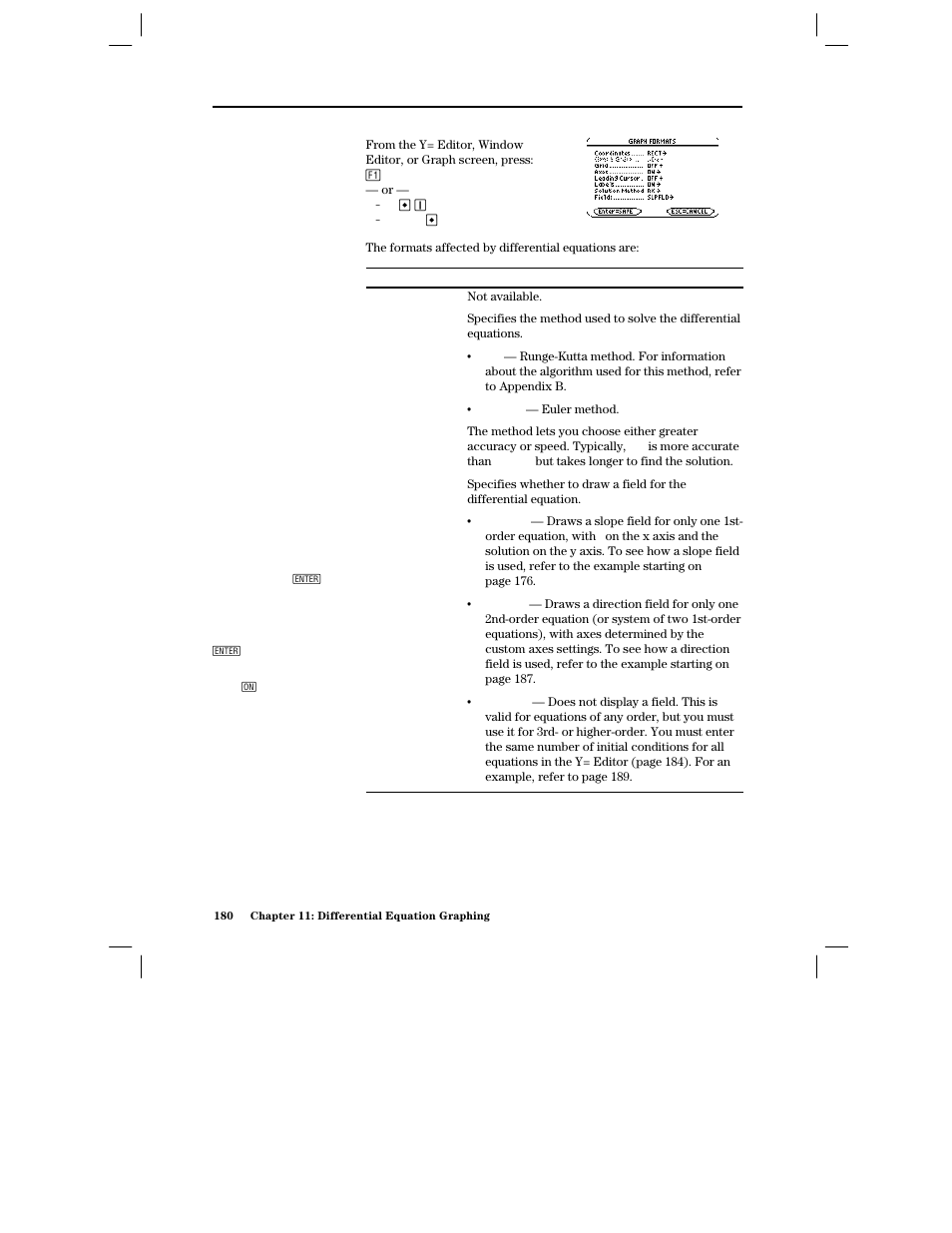 Setting graph formats | Texas Instruments PLUS TI-89 User Manual | Page 197 / 623