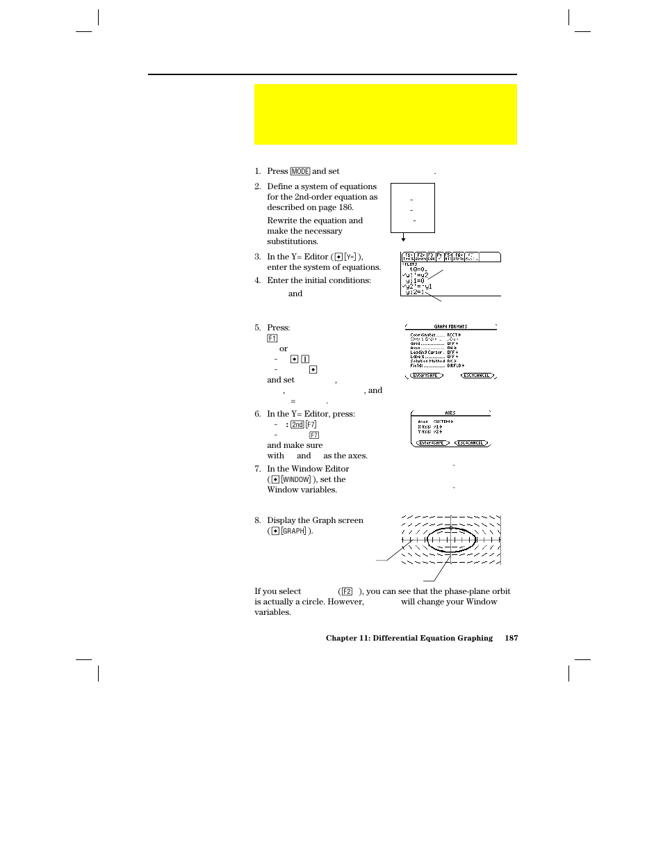 Example of a 2nd-order equation | Texas Instruments PLUS TI-89 User Manual | Page 204 / 623