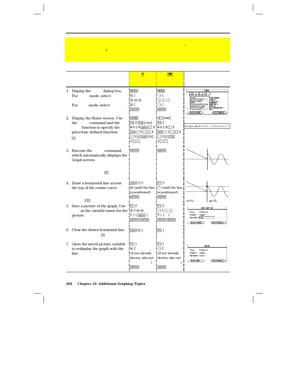 Preview of additional graphing topics | Texas Instruments PLUS TI-89 User Manual | Page 219 / 623