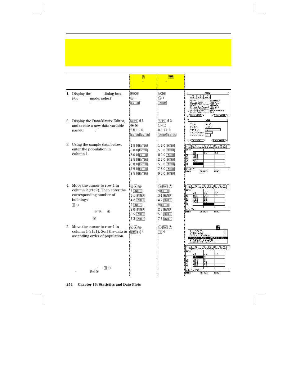 Preview of statistics and data plots | Texas Instruments PLUS TI-89 User Manual | Page 271 / 623