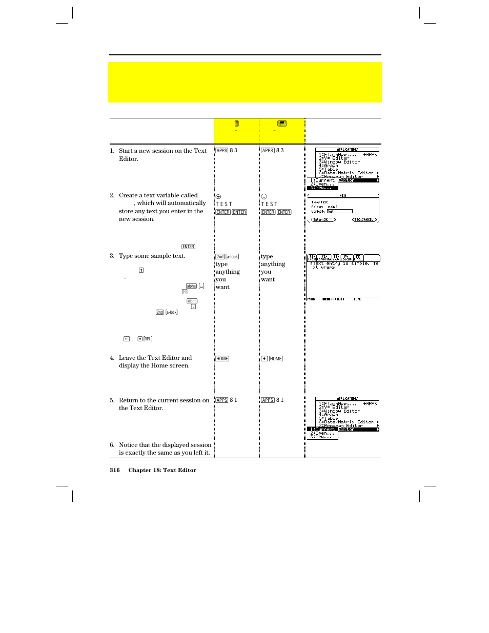 Preview of text operations | Texas Instruments PLUS TI-89 User Manual | Page 333 / 623