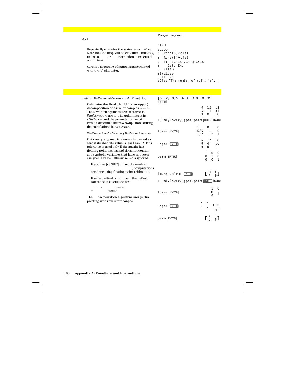 Texas Instruments PLUS TI-89 User Manual | Page 483 / 623