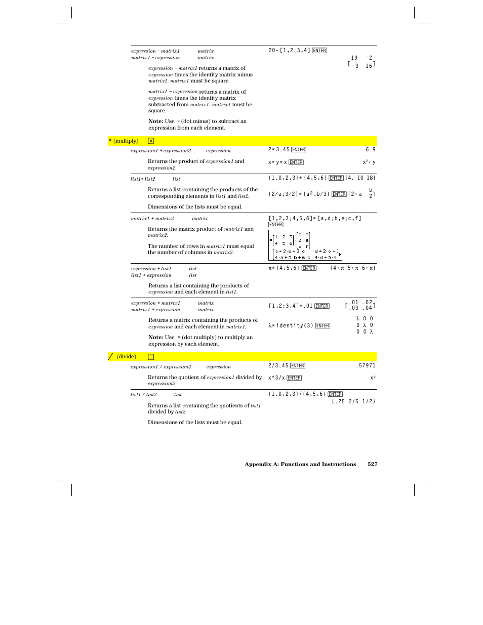 Texas Instruments PLUS TI-89 User Manual | Page 544 / 623