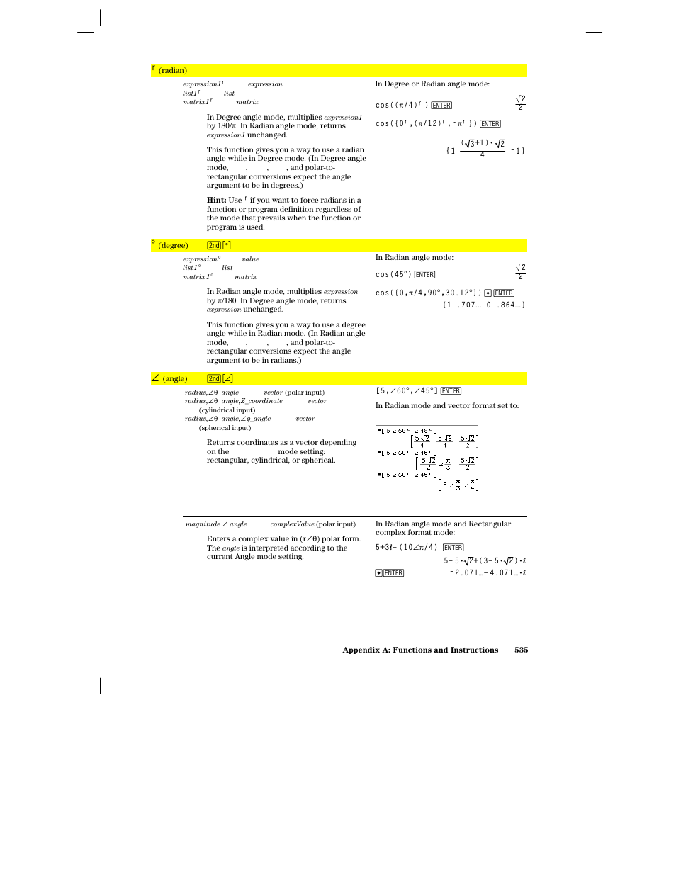 Texas Instruments PLUS TI-89 User Manual | Page 552 / 623