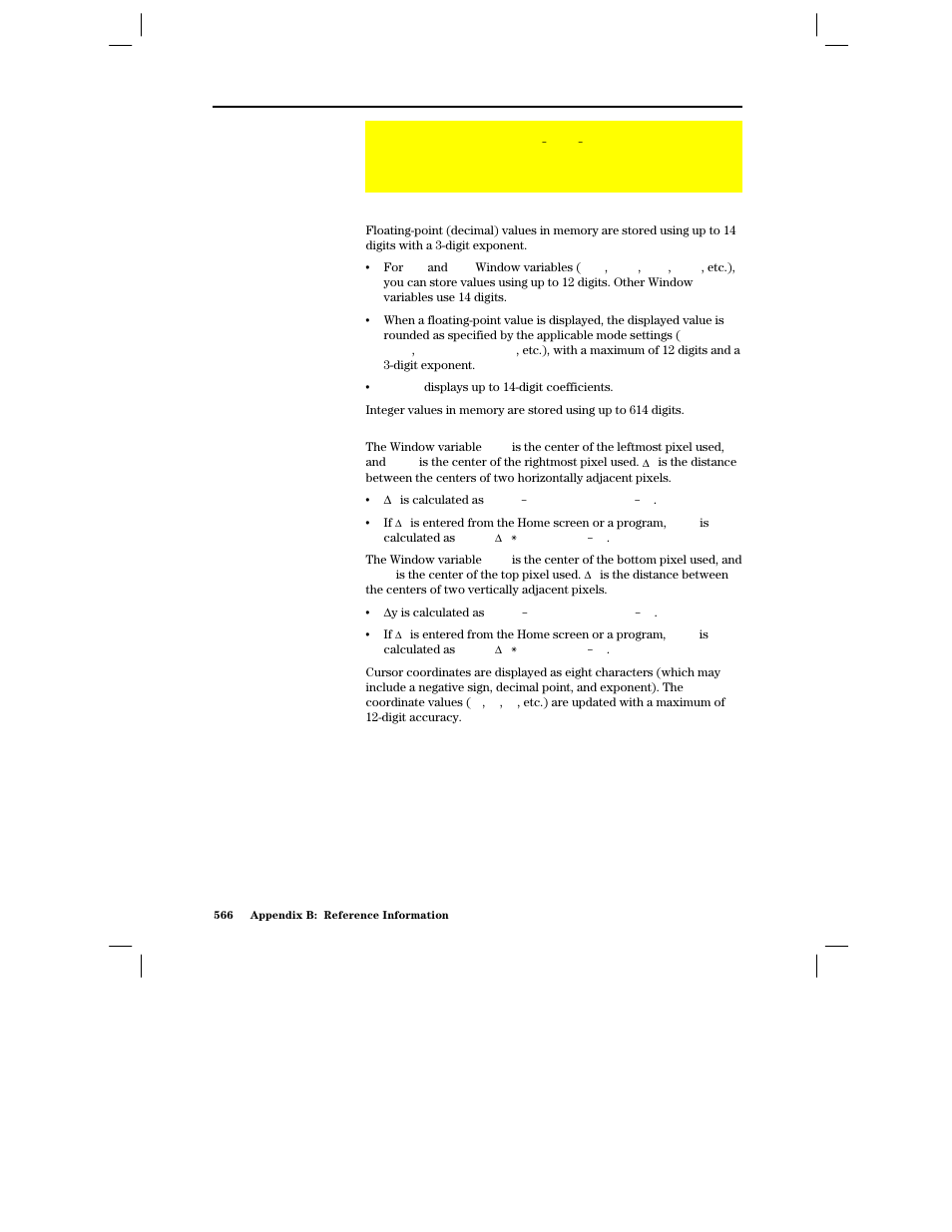 Accuracy information, Computational accuracy, Graphing accuracy | Texas Instruments PLUS TI-89 User Manual | Page 583 / 623