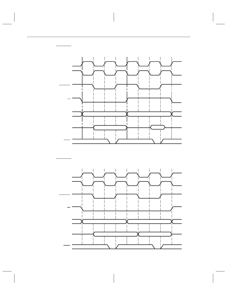 Figure 10–38. iostrb write and read, Figure 10–39. iostrb write and write | Texas Instruments TMS320C3x User Manual | Page 353 / 757