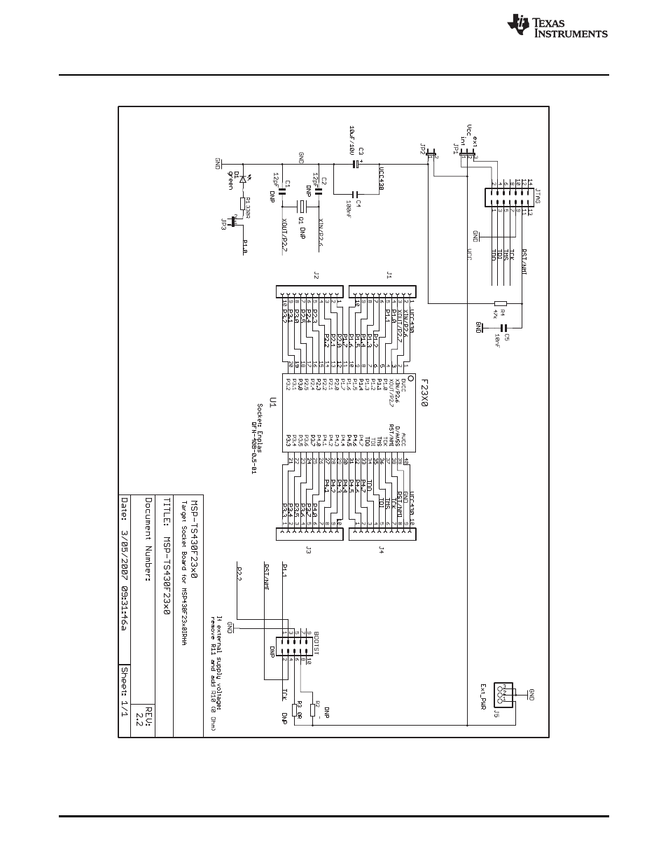 B.9 msp-ts430qfn23x0 | Texas Instruments MSP430 User Manual | Page 58 / 138