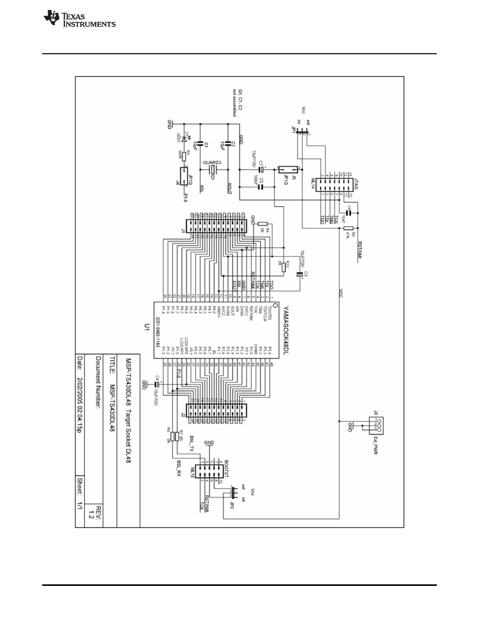 B.12 msp-ts430dl48 | Texas Instruments MSP430 User Manual | Page 67 / 138