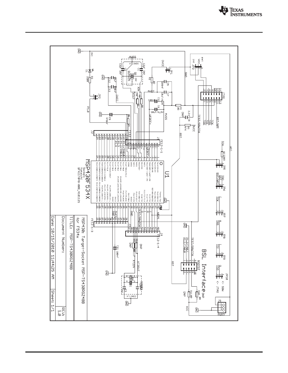 B.13 msp-ts430rgz48b | Texas Instruments MSP430 User Manual | Page 70 / 138