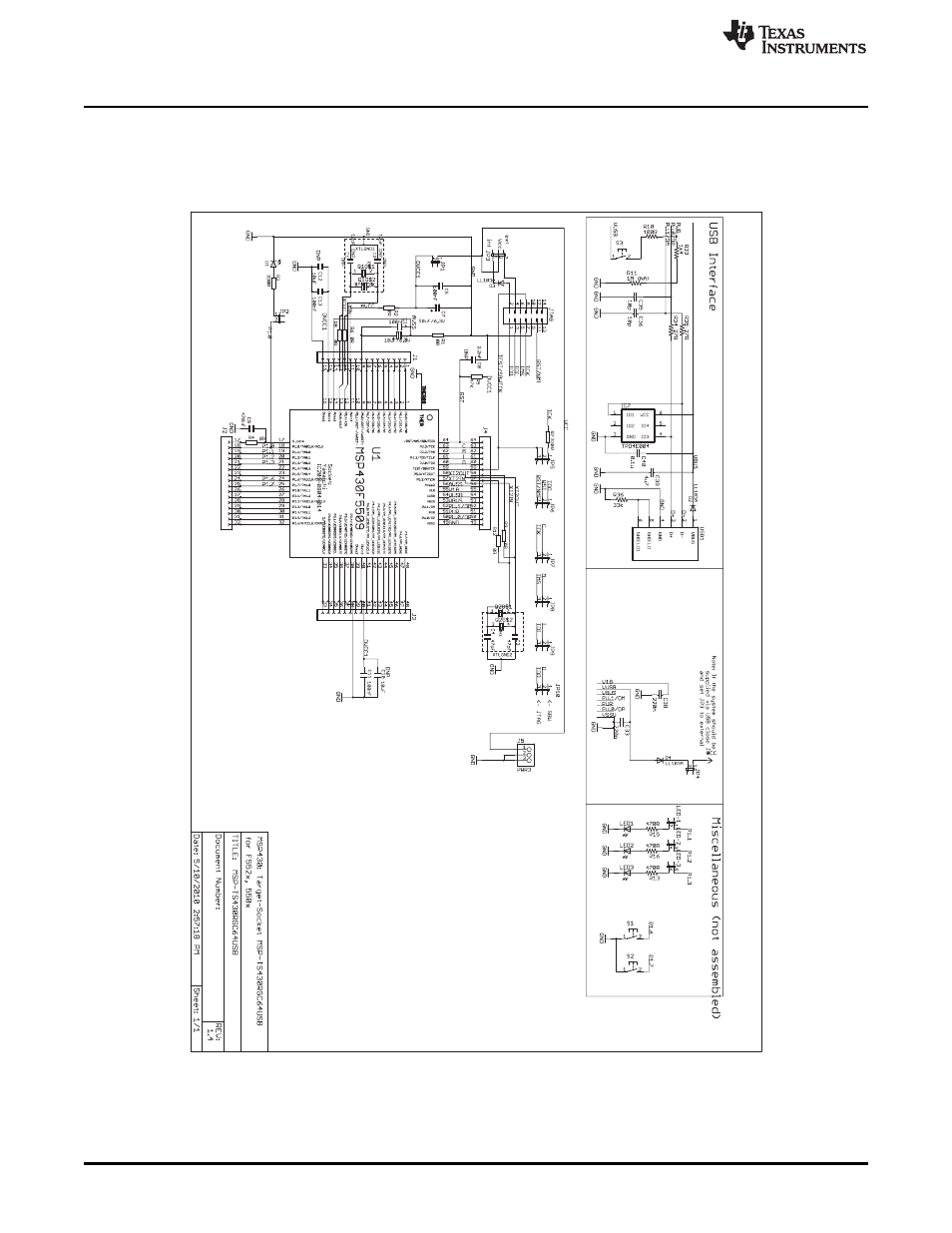 B.17 msp-ts430rgc64usb | Texas Instruments MSP430 User Manual | Page 82 / 138