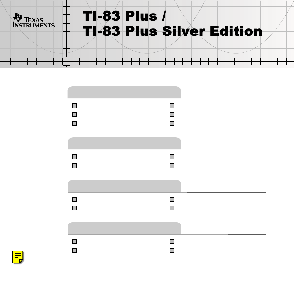 Texas Instruments TI-83 PLUS User Manual | 827 pages