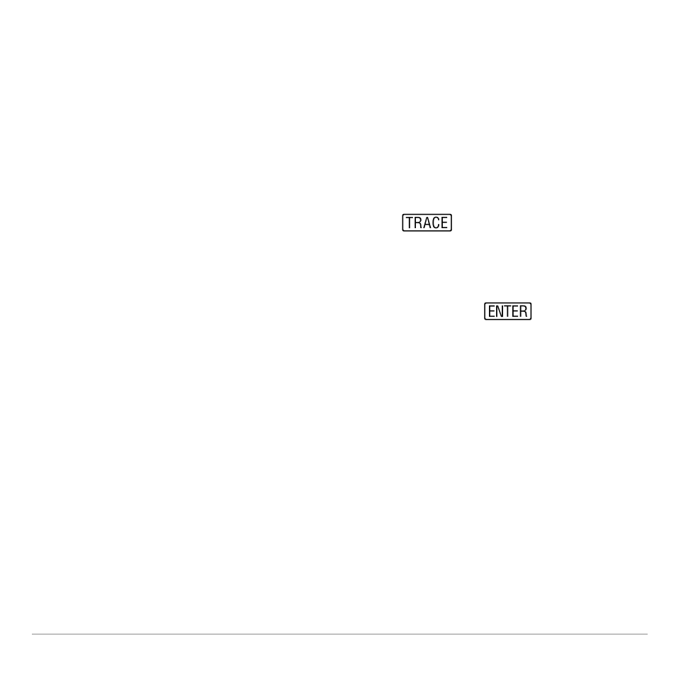 Leaving and returning to trace, Using trace in a program | Texas Instruments TI-83 PLUS User Manual | Page 140 / 827