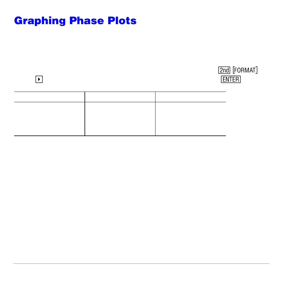 Graphing phase plots, Graphing with uv, vw, and uw, Example: predator-prey model | Texas Instruments TI-83 PLUS User Manual | Page 200 / 827