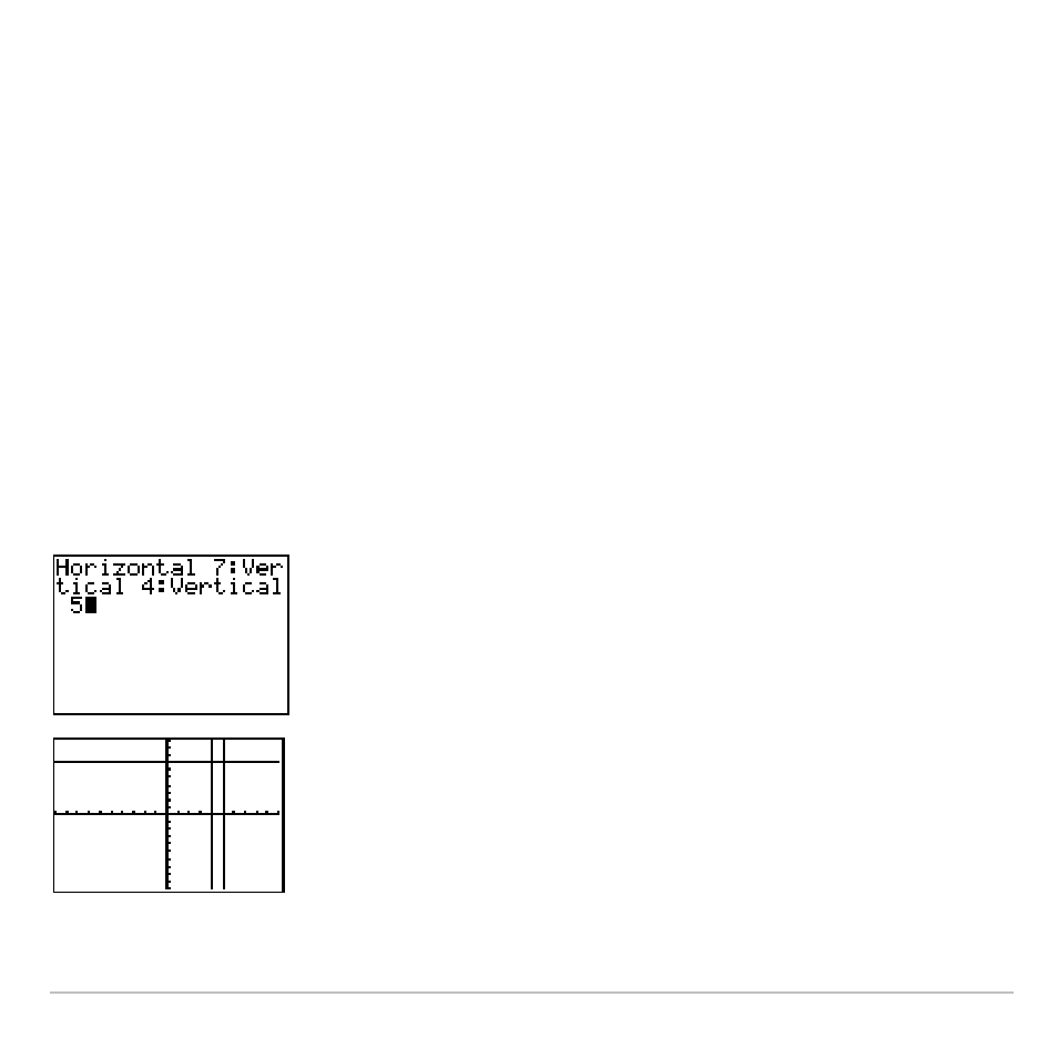 Drawing a line from the home screen or a program | Texas Instruments TI-83 PLUS User Manual | Page 224 / 827