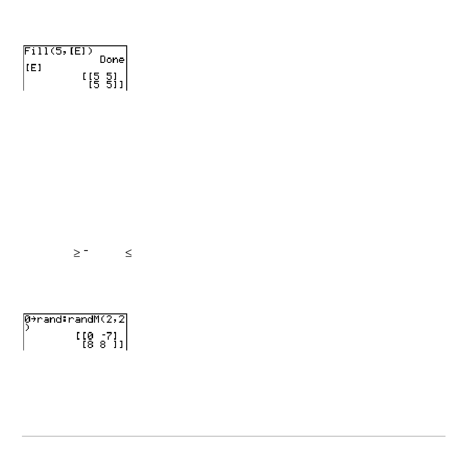 Identity, Randm, Augment | Texas Instruments TI-83 PLUS User Manual | Page 280 / 827