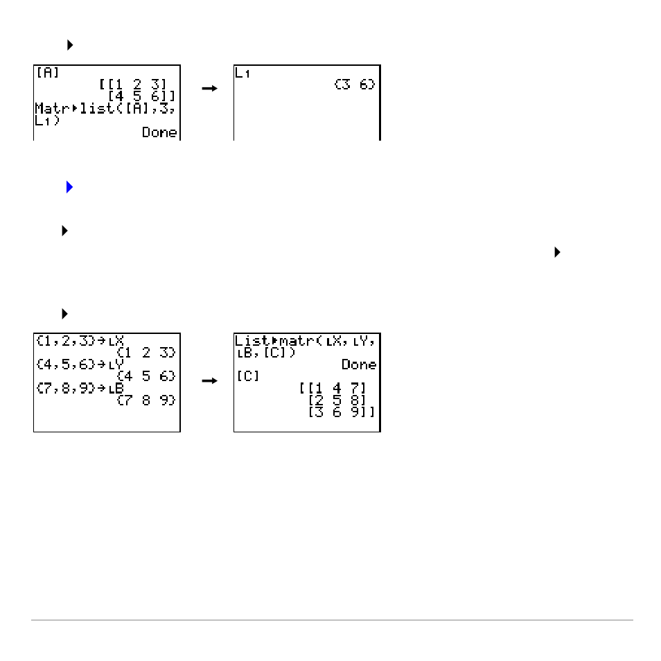 List>matr, Cumsum | Texas Instruments TI-83 PLUS User Manual | Page 282 / 827