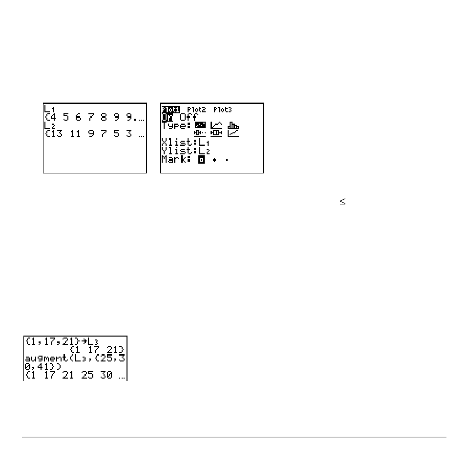 Augment | Texas Instruments TI-83 PLUS User Manual | Page 310 / 827