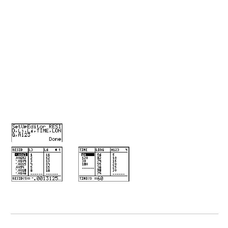 Setupeditor, With no arguments | Texas Instruments TI-83 PLUS User Manual | Page 353 / 827