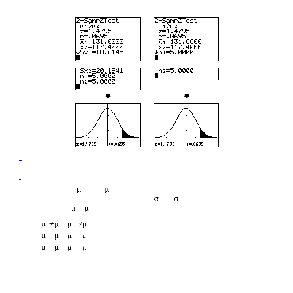 Sampttest | Texas Instruments TI-83 PLUS User Manual | Page 403 / 827