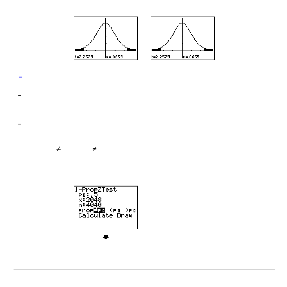 Propztest | Texas Instruments TI-83 PLUS User Manual | Page 405 / 827