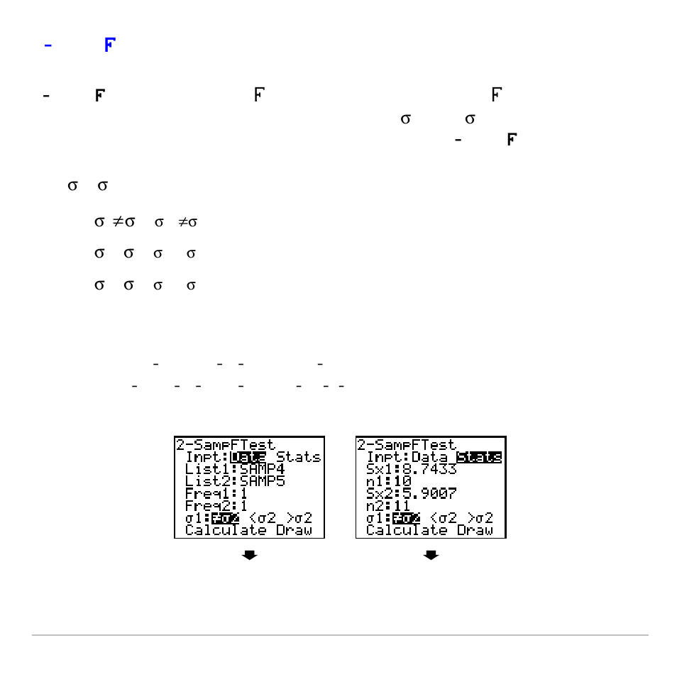 Sampftest | Texas Instruments TI-83 PLUS User Manual | Page 417 / 827