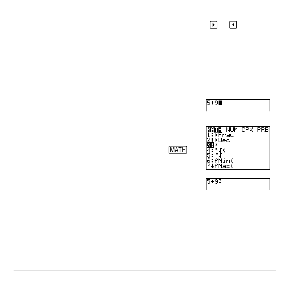 Displaying a menu | Texas Instruments TI-83 PLUS User Manual | Page 43 / 827