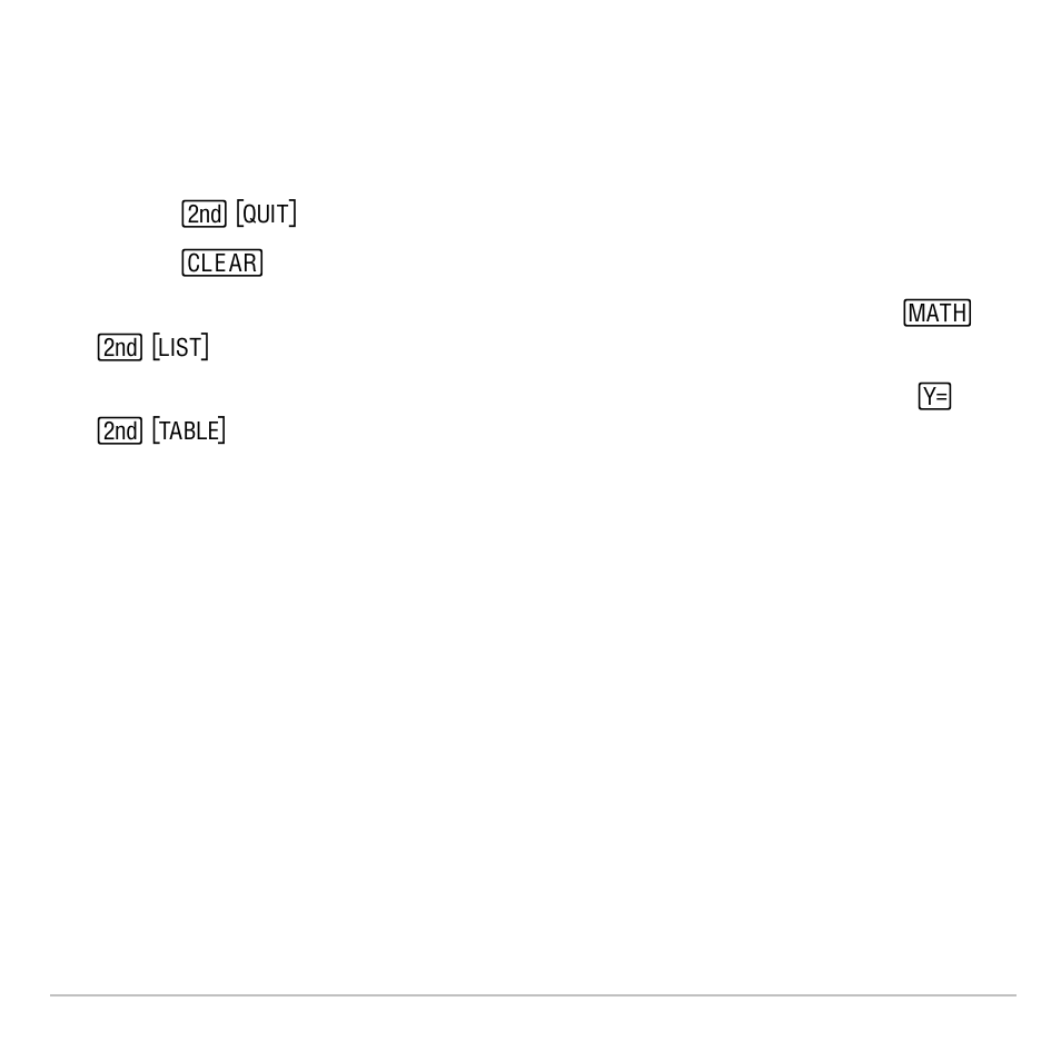 Leaving a menu without making a selection | Texas Instruments TI-83 PLUS User Manual | Page 46 / 827