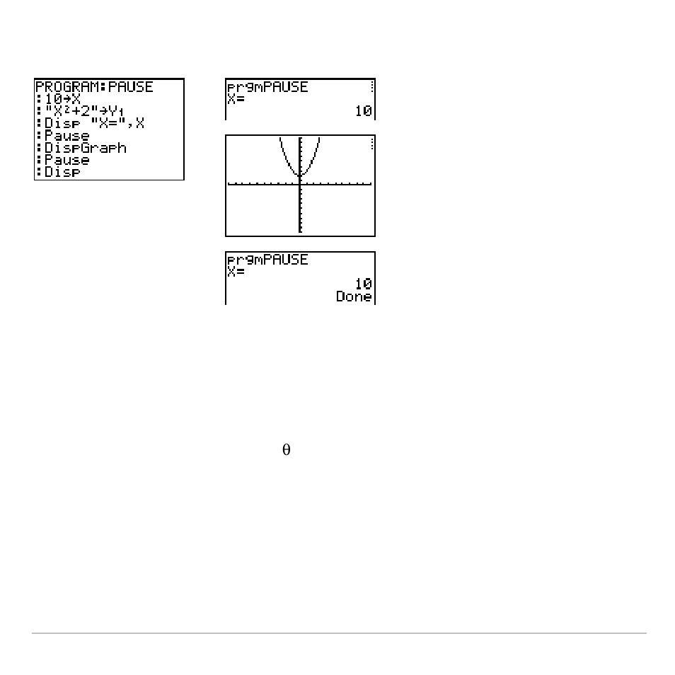 Lbl, goto | Texas Instruments TI-83 PLUS User Manual | Page 522 / 827