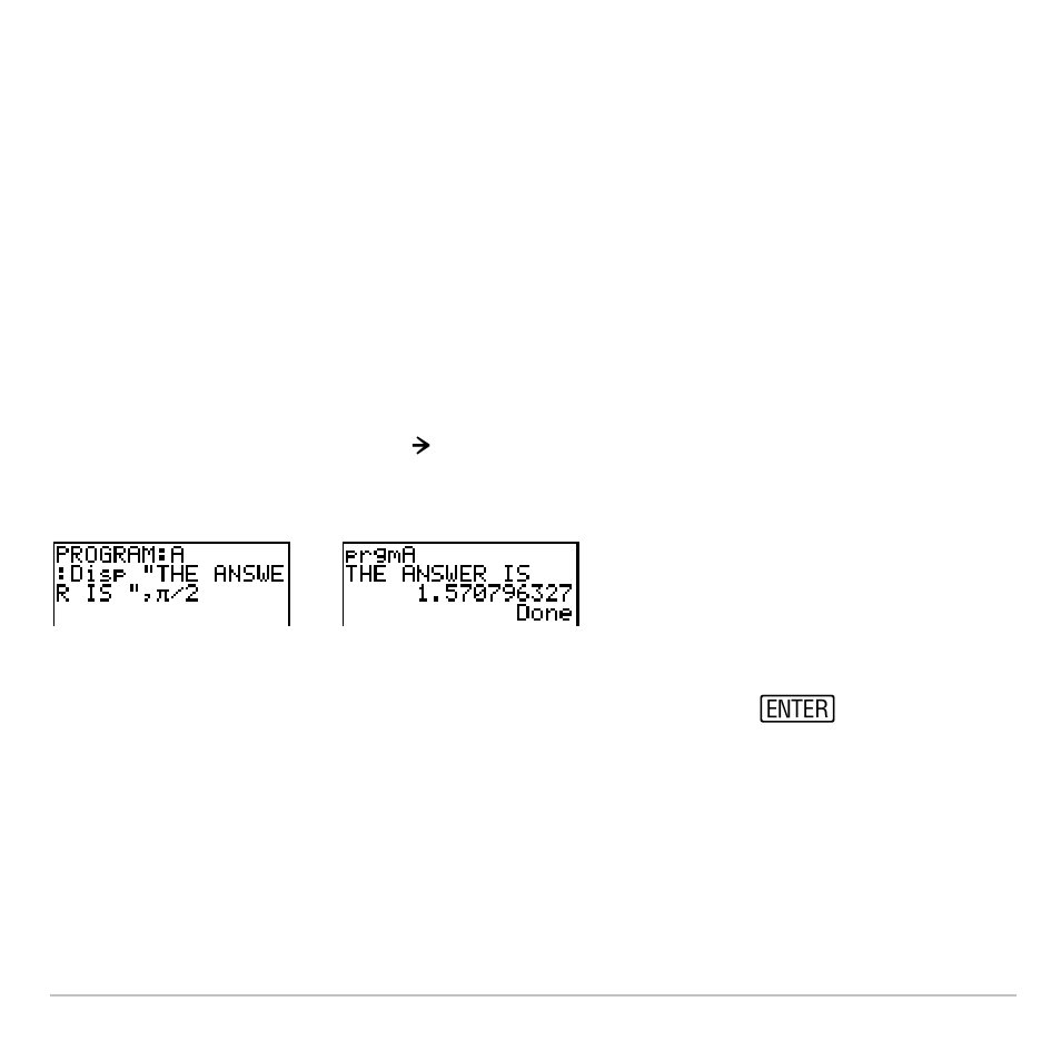 Displaying values and messages | Texas Instruments TI-83 PLUS User Manual | Page 532 / 827