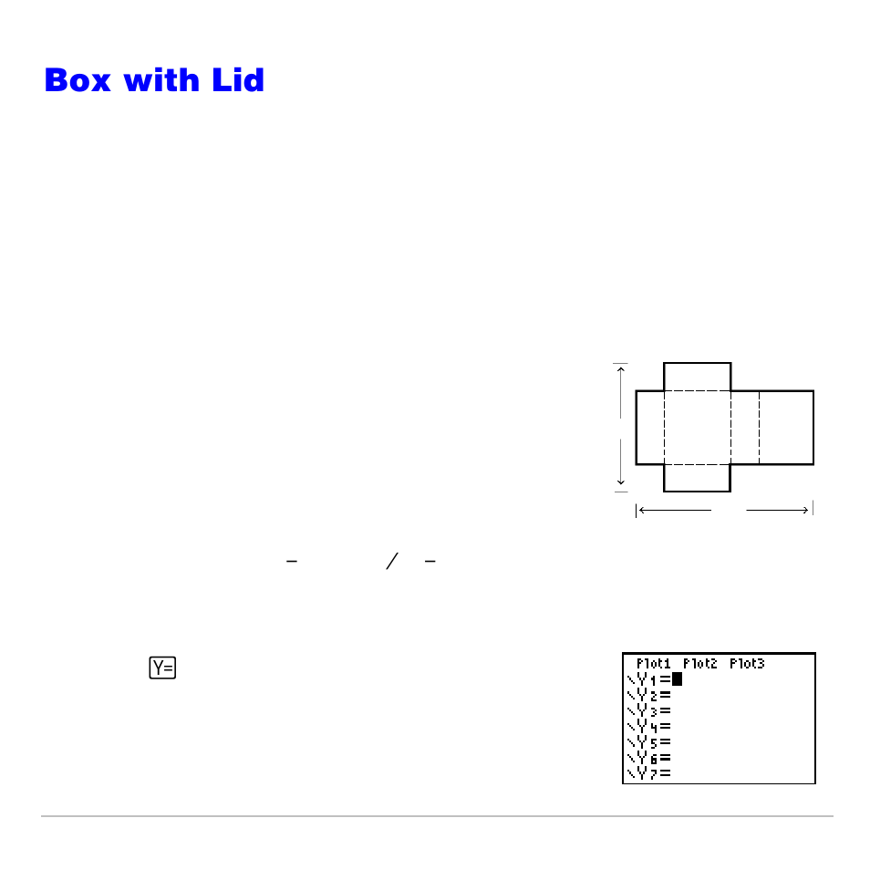 Box with lid, Defining a function | Texas Instruments TI-83 PLUS User Manual | Page 549 / 827