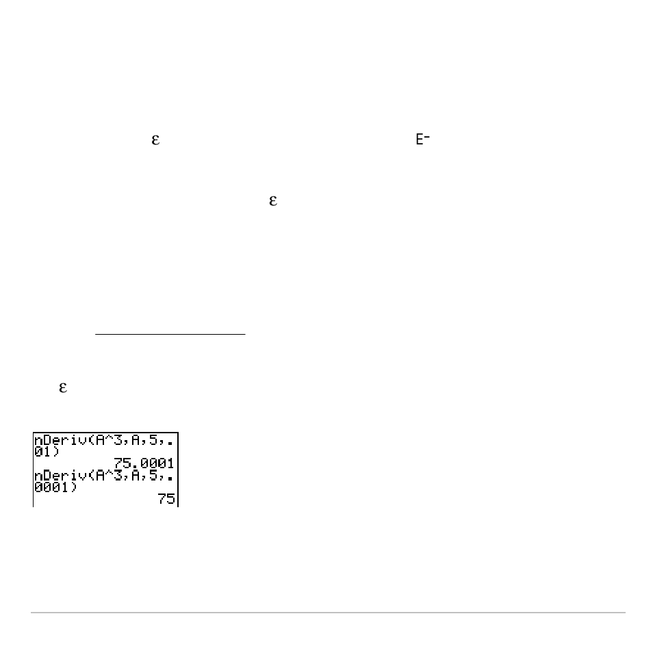 Nderiv | Texas Instruments TI-83 PLUS User Manual | Page 73 / 827