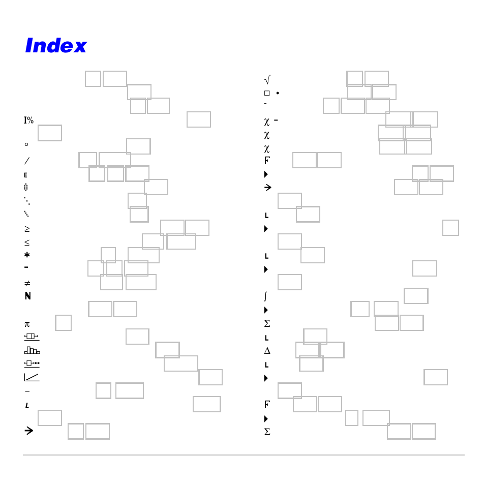 Index | Texas Instruments TI-83 PLUS User Manual | Page 767 / 827