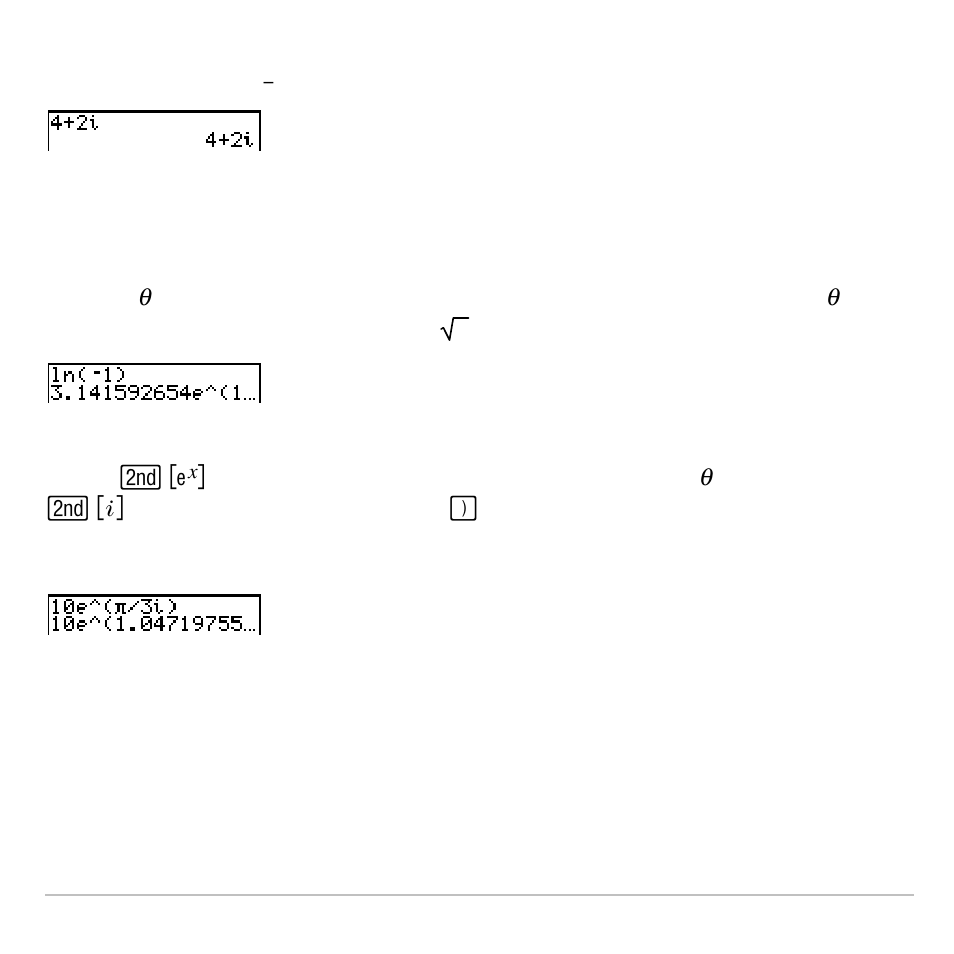 Polar-complex mode | Texas Instruments TI-83 PLUS User Manual | Page 90 / 827