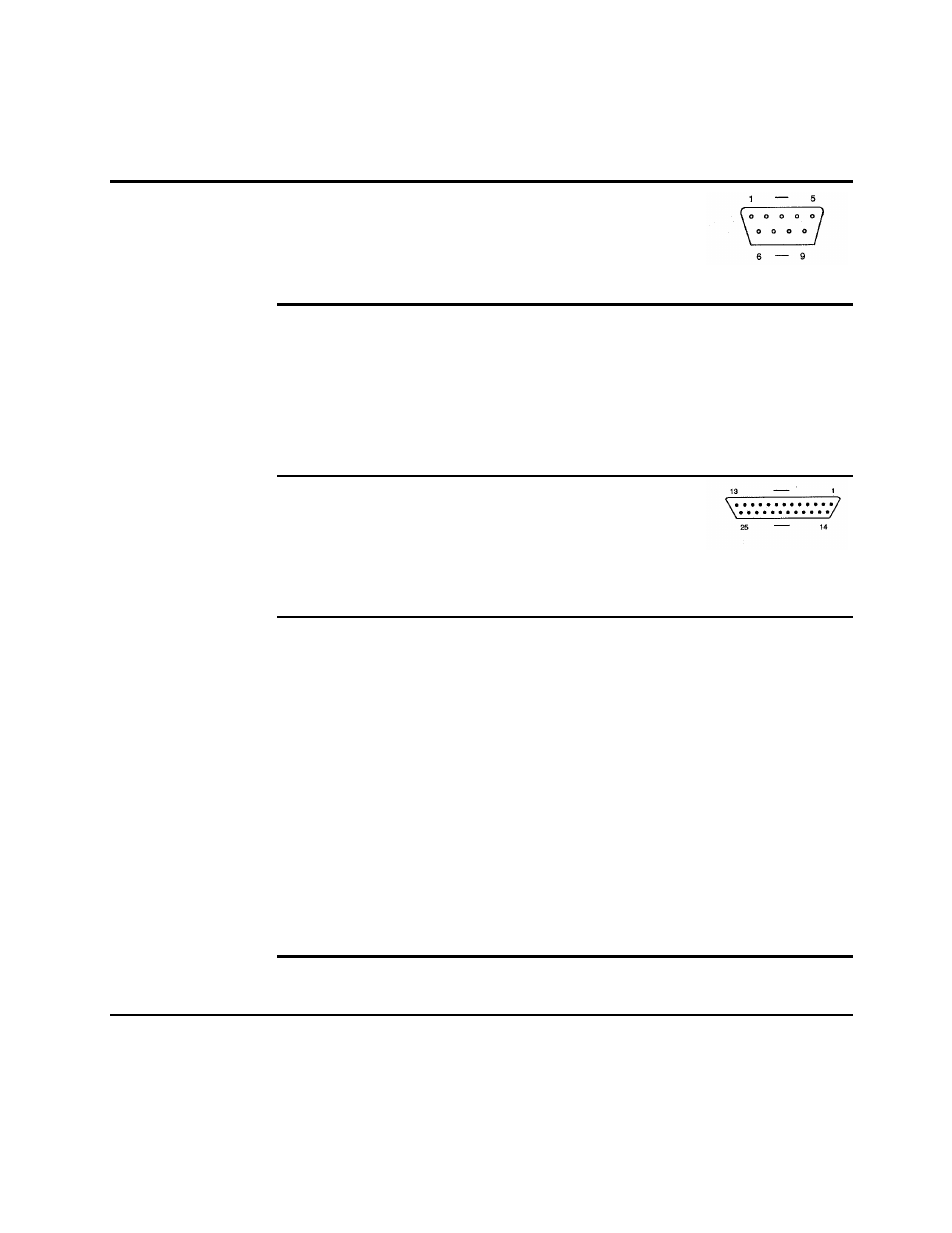 Connector pin assignments, Gconnector pin assignments | Texas Instruments 3000 User Manual | Page 173 / 204