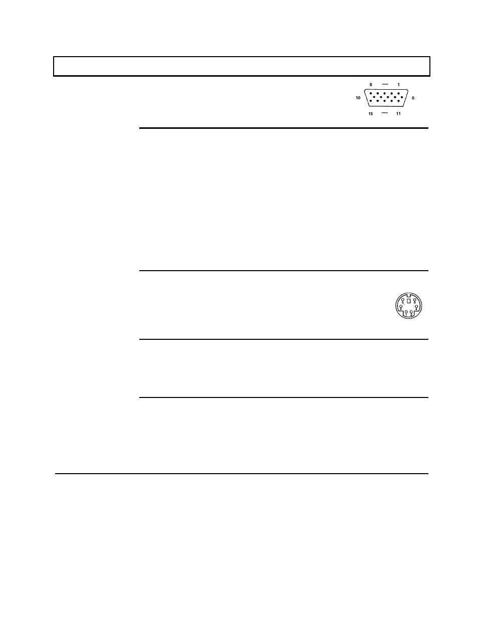 Connector pin assignments | Texas Instruments 3000 User Manual | Page 174 / 204