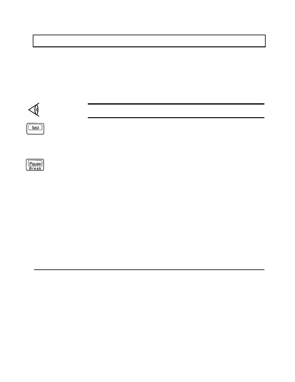 Num lock blinking, Scrlk, Pause | Combination keys, Keyboard keys | Texas Instruments 3000 User Manual | Page 36 / 204