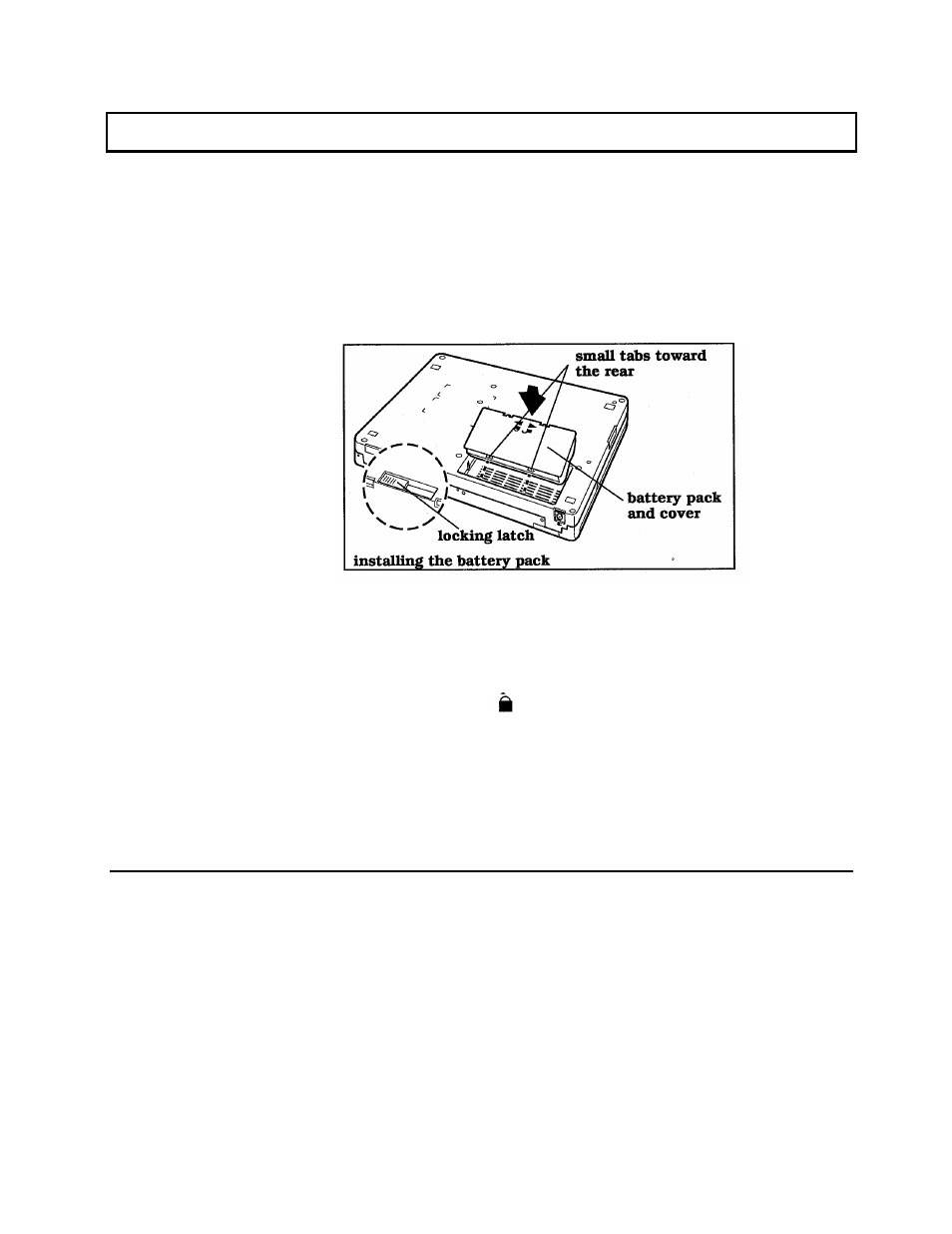 Installing the battery pack, Handling the battery pack | Texas Instruments 3000 User Manual | Page 52 / 204