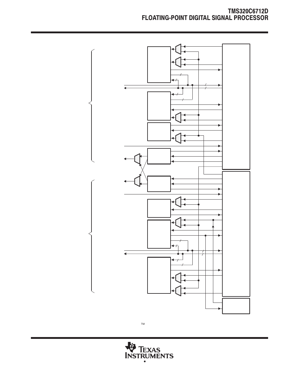Cpu (dsp core) description (continued) | Texas Instruments TMS320C6712D User Manual | Page 11 / 102