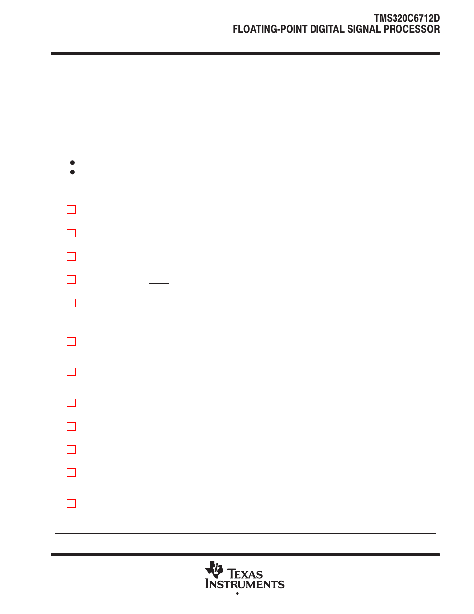 Revision history | Texas Instruments TMS320C6712D User Manual | Page 3 / 102