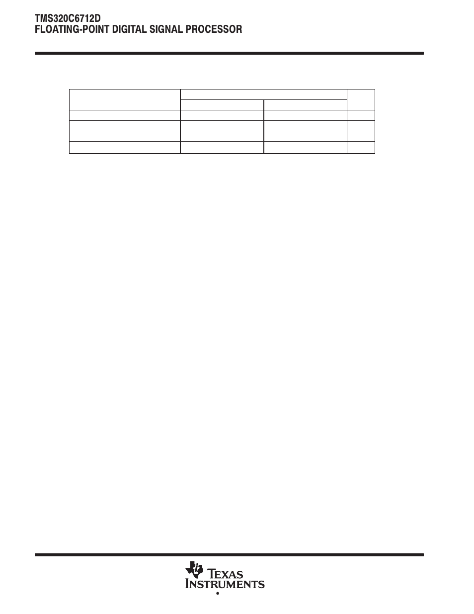 Pll and pll controller (continued) | Texas Instruments TMS320C6712D User Manual | Page 48 / 102