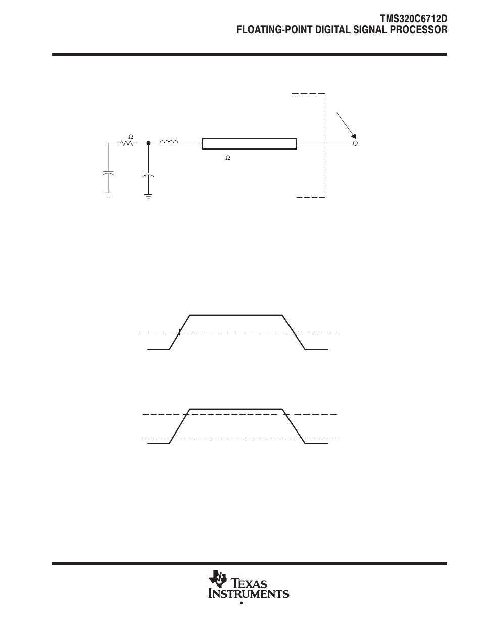 Parameter measurement information, Signal transition levels | Texas Instruments TMS320C6712D User Manual | Page 63 / 102