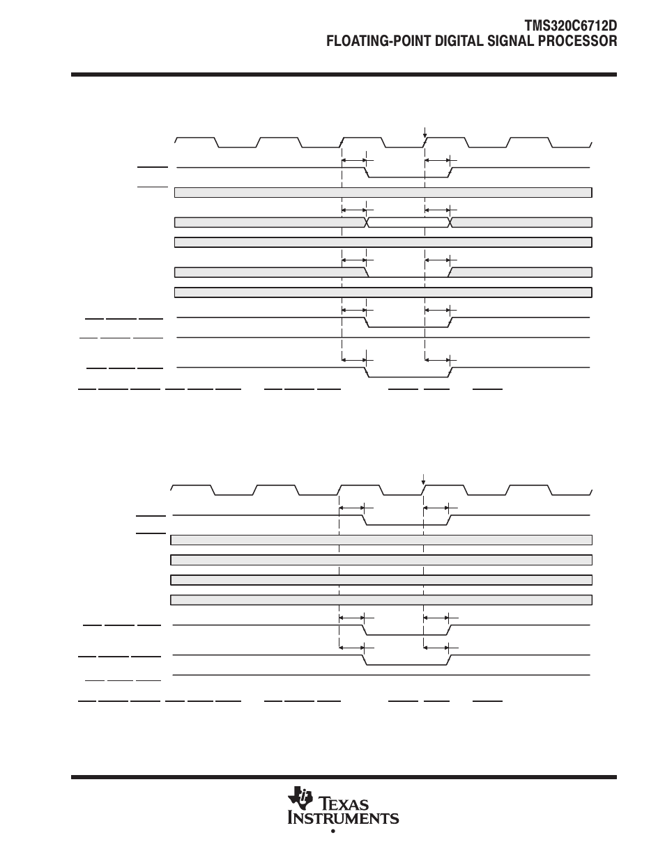 Synchronous dram timing (continued) | Texas Instruments TMS320C6712D User Manual | Page 79 / 102