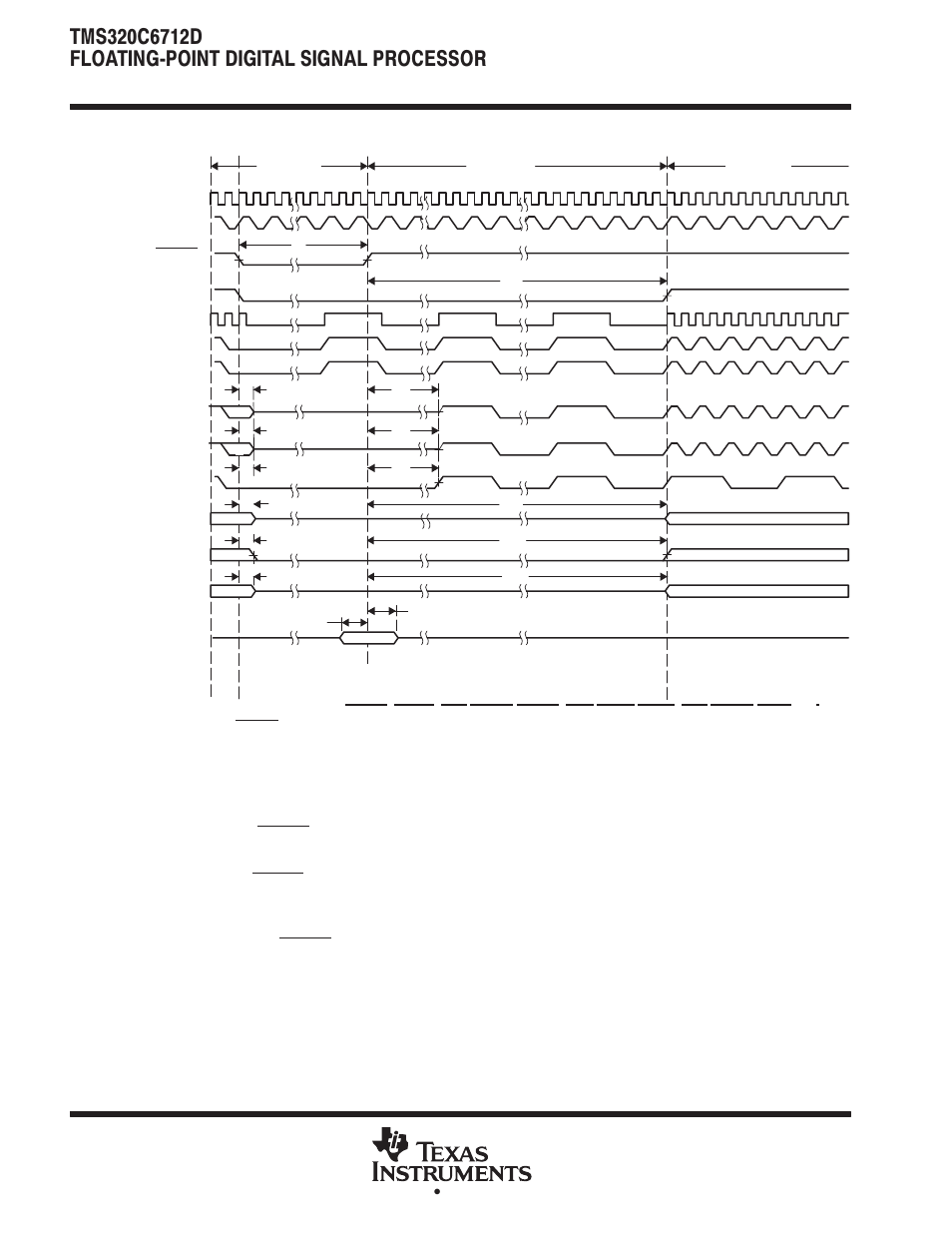 Reset timing (continued) | Texas Instruments TMS320C6712D User Manual | Page 84 / 102