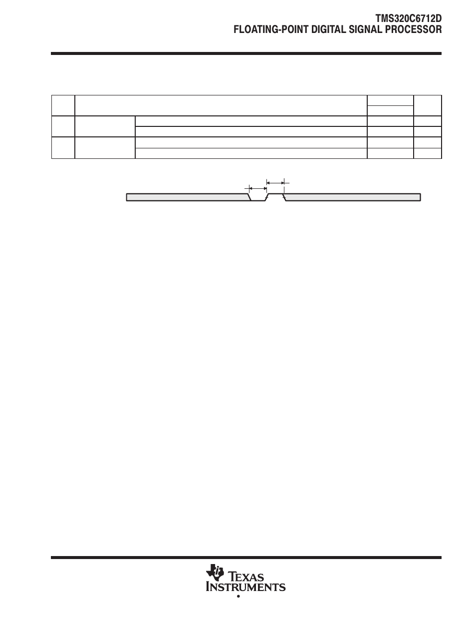 External interrupt timing, See figure 40) | Texas Instruments TMS320C6712D User Manual | Page 85 / 102