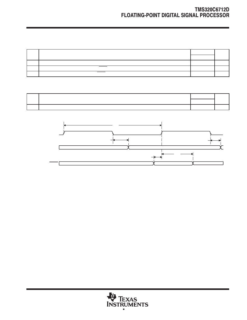 Jtag test-port timing | Texas Instruments TMS320C6712D User Manual | Page 97 / 102
