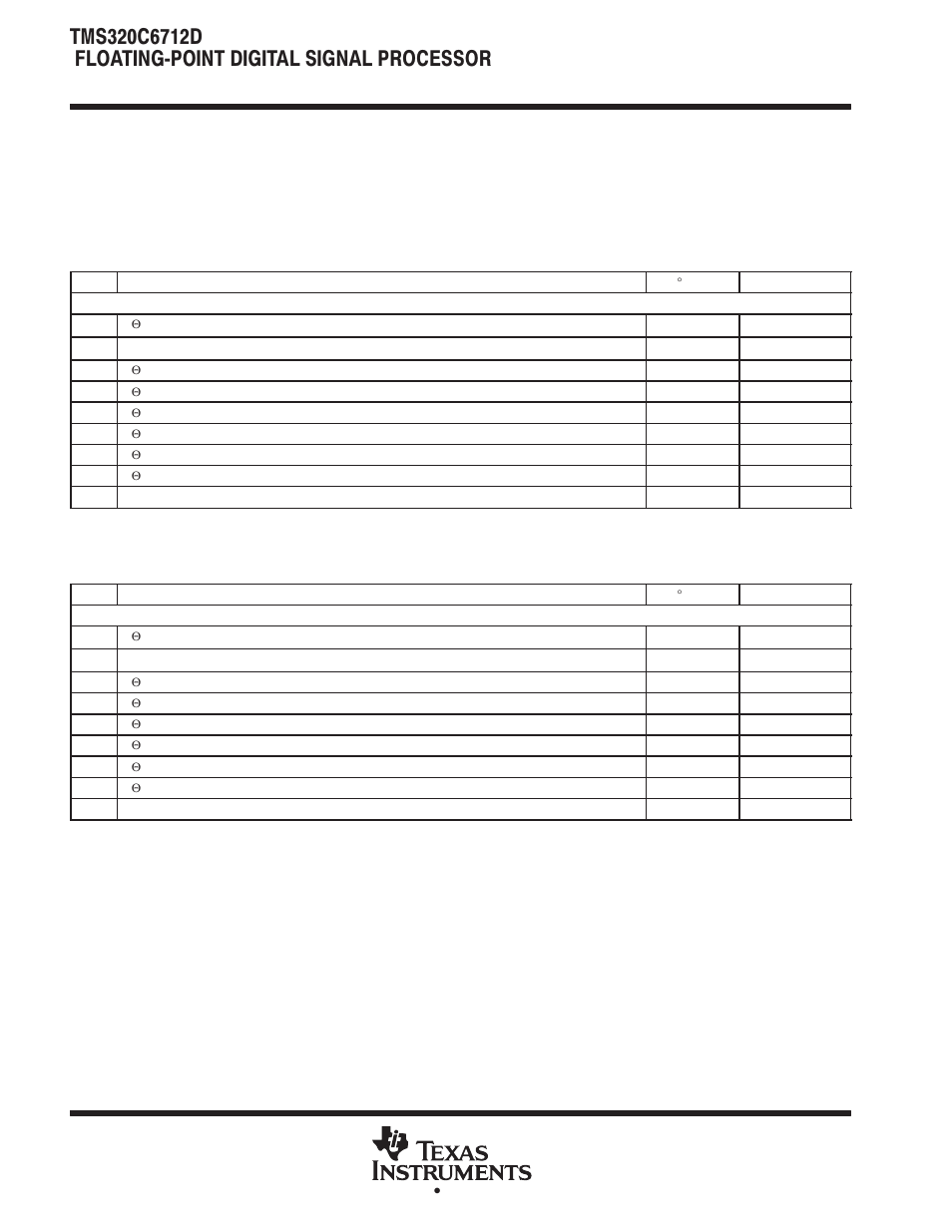 Mechanical data, Package thermal resistance characteristics, Packaging information | Texas Instruments TMS320C6712D User Manual | Page 98 / 102